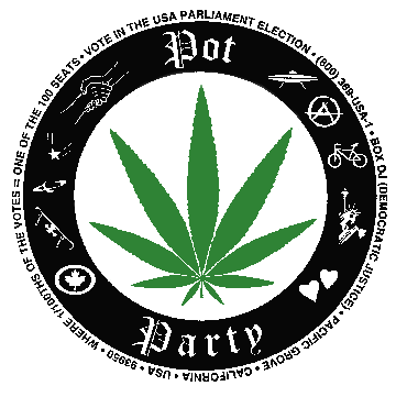 Pot Party's Marijuana Leaf