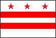 District of Columbia Flag, Link to DC's Home Page