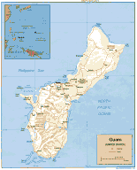 Guam Map, Link to Guam's Home Page