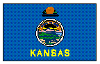 Kansas Flag, Link to Kansas's Home Page