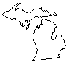 Michigan Map, Link to Michigan's Home Page